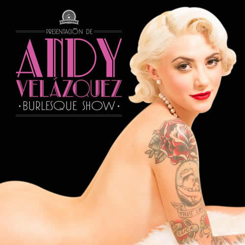 Andy Velázquez, chica pin-up, <a href=
