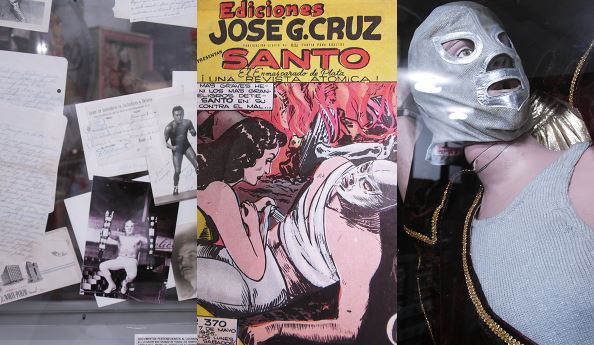 Exposición de 'EL SANTO' en el Museo del Juguete Antiguo de México