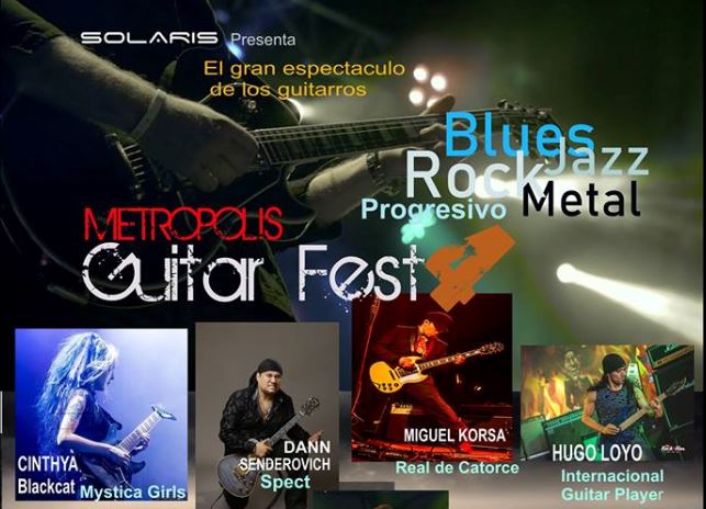 Grandes talentos nacionales se reúnen en el Metropólis Rock Stage para la 4ta edición del <strong>METROPOLIS GUITAR FEST</strong>.

Como en edicione...